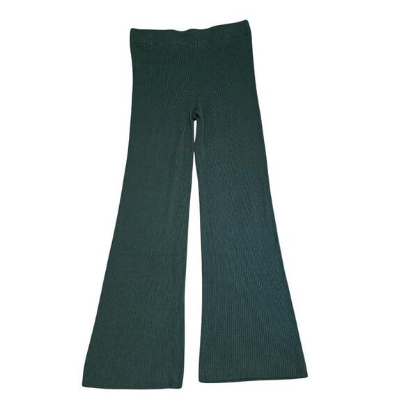 SPLENDID Cashblend Silva Wide Leg Pant Evergreen Cashmere Blend Pull-On NWT XL - Picture 5 of 8